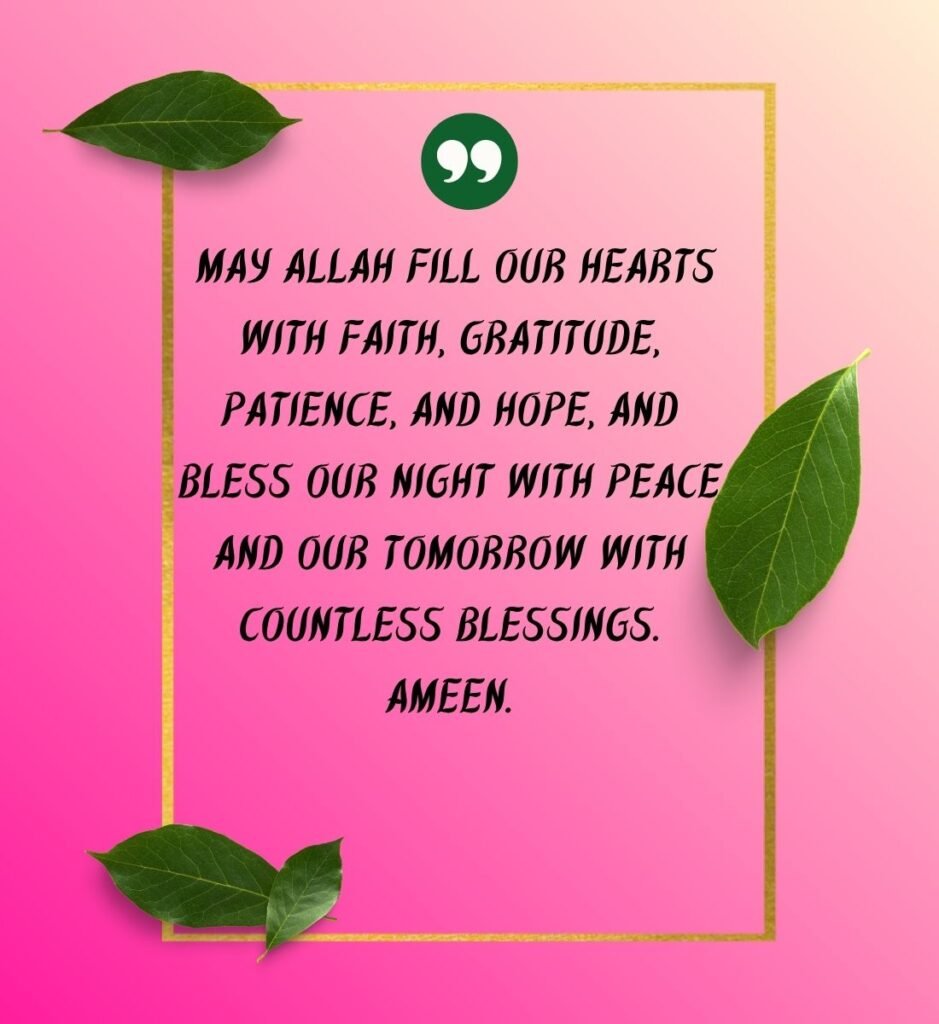 Good Evening Prayers for Family
