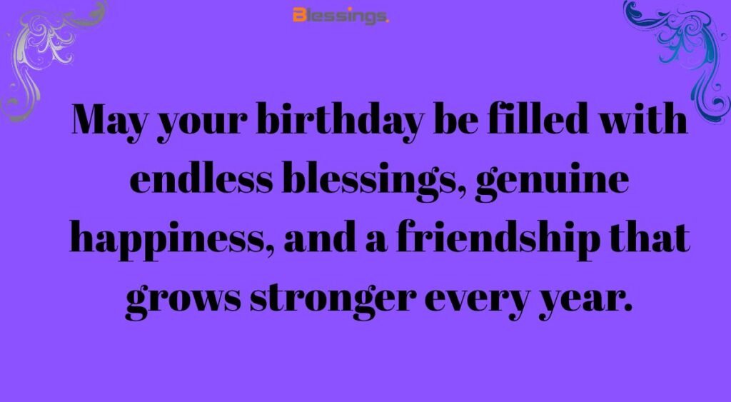 Birthday Blessings for a Friend